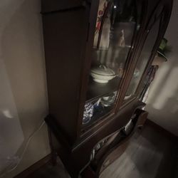 Antique Petite China Cabinet