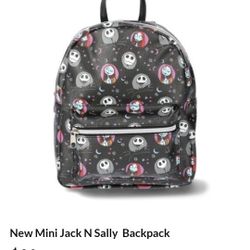 New Mini Backpack Jack And Sally