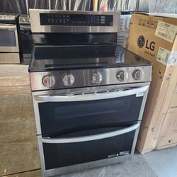 LG Electric Double Oven Stove 