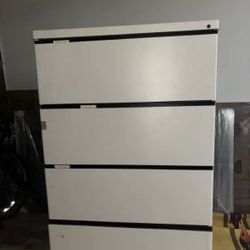 White Filing Cabinet 