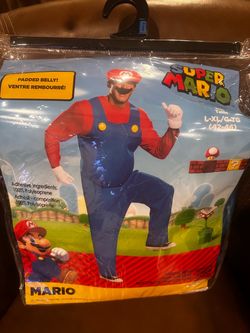 Super Mario Deluxe Adult Costume L-XL