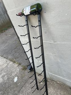 Wall-Mounted Wine Rack