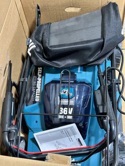Makita electric self propelled 21" lawn mower