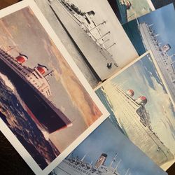 Vintage Post Card “Ships”(6)