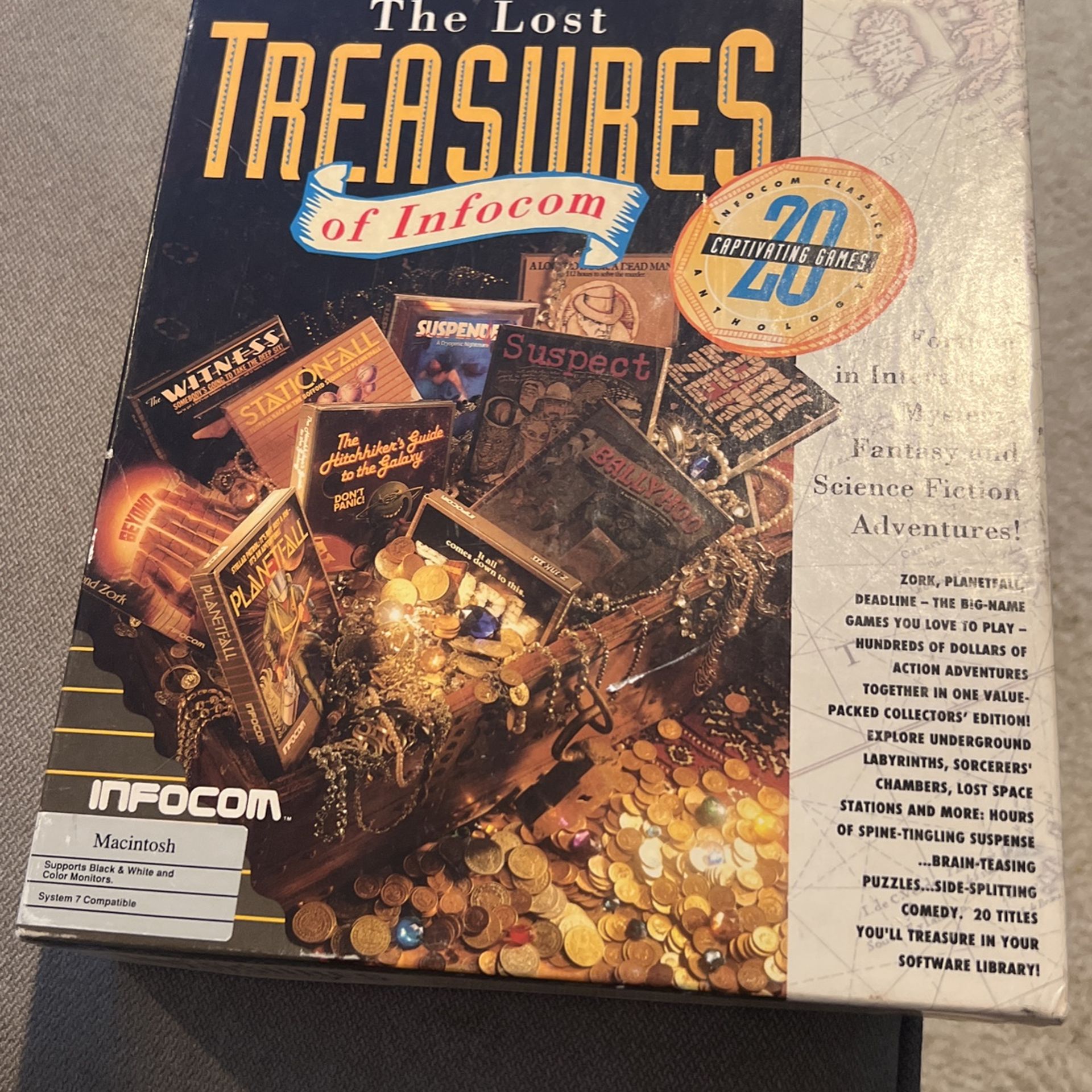 The Lost Treasures Of Infocom MAC Floppy Discs
