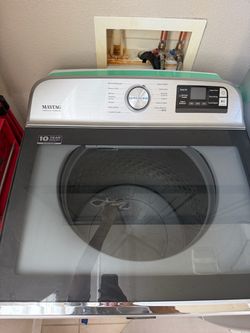 Maytag Top Load Washer and Bosch front load gas dryer