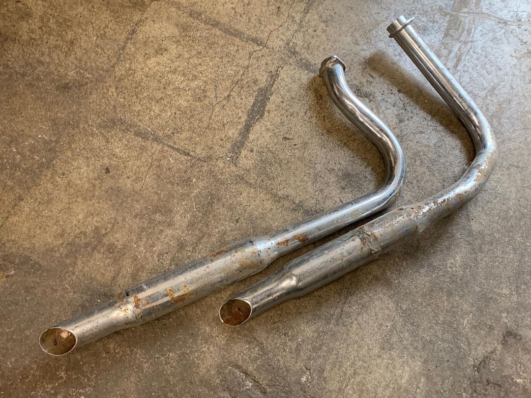 Generator Shovelhead Outside Drag Pipes