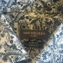 Van Heusen Slim Fit Paisley Design