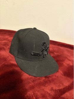 All black (fish sticks) baseball hat (size 7)