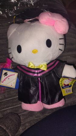 Hello kitty graduation  plush 11 inches