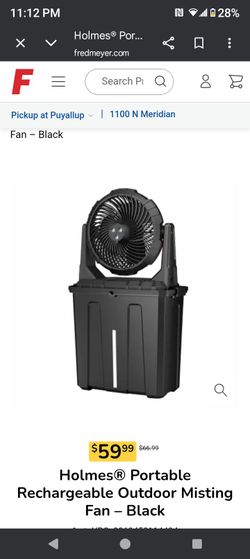 Holmes large outdoor misting fan