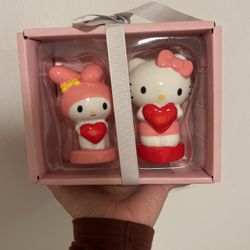 Hello Kitty My Melody Salt and Pepper Shakers 