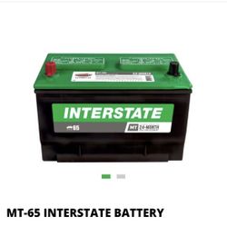 Mt 65 Ford Truck or RV Interstate Battery