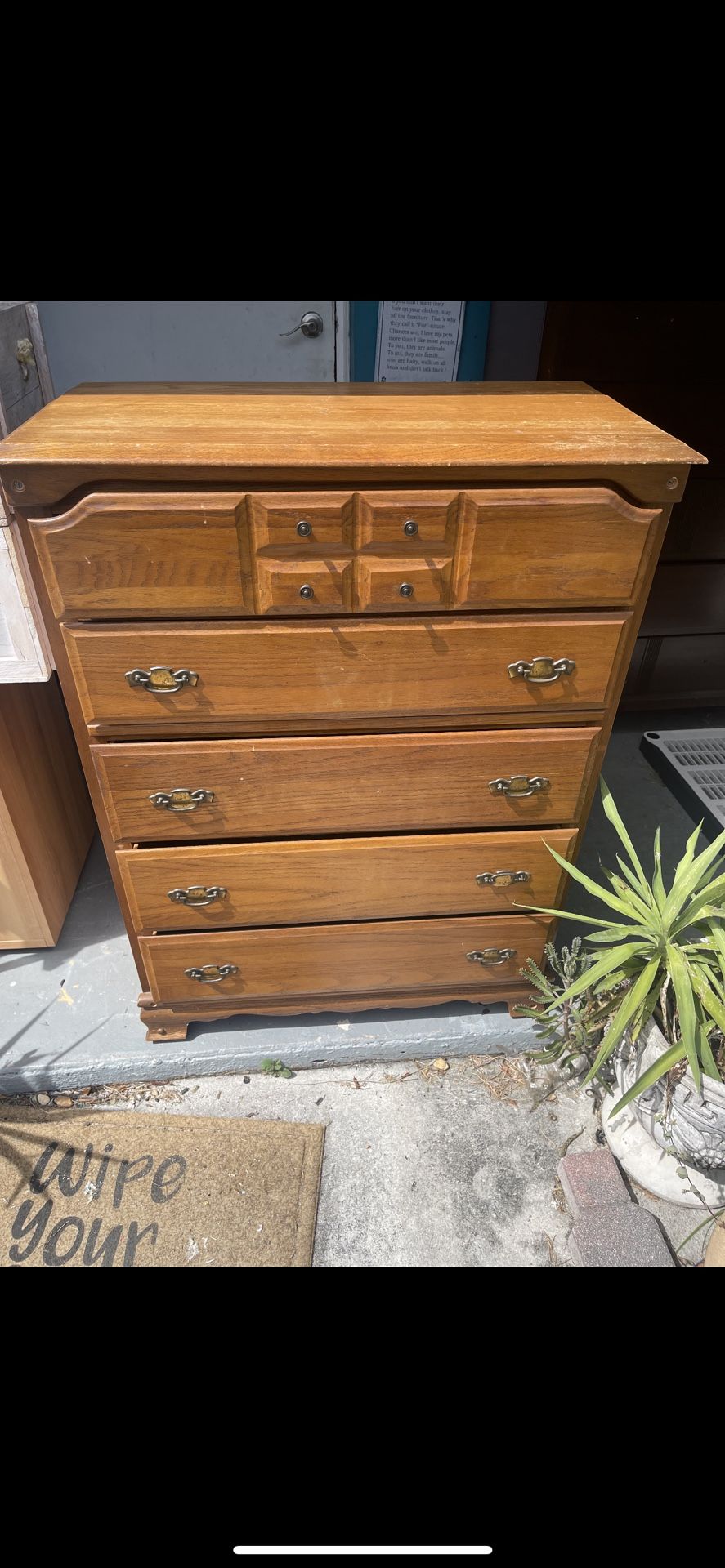 Vintage Tall Dresser