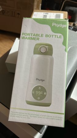 Portable Bottle Warmer for Travel, 15oz Capacity Portable Milk Warmer for Baby, Formula, Breast Milk & Water, On The Go Bottle Warmer with Long Batter