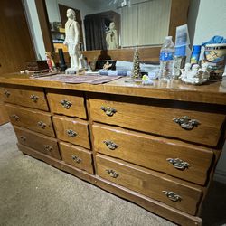 Antique Dresser With Mirror 150 
