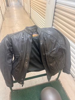 Harley-Davidson Black Leather Motorcycle Jacket