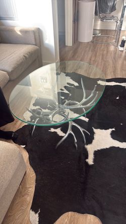 Vintage Glass Coffee Table