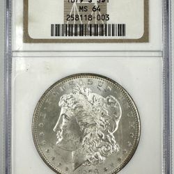 1879 S S$1 MS64 NGC Morgan Silver Dollar 