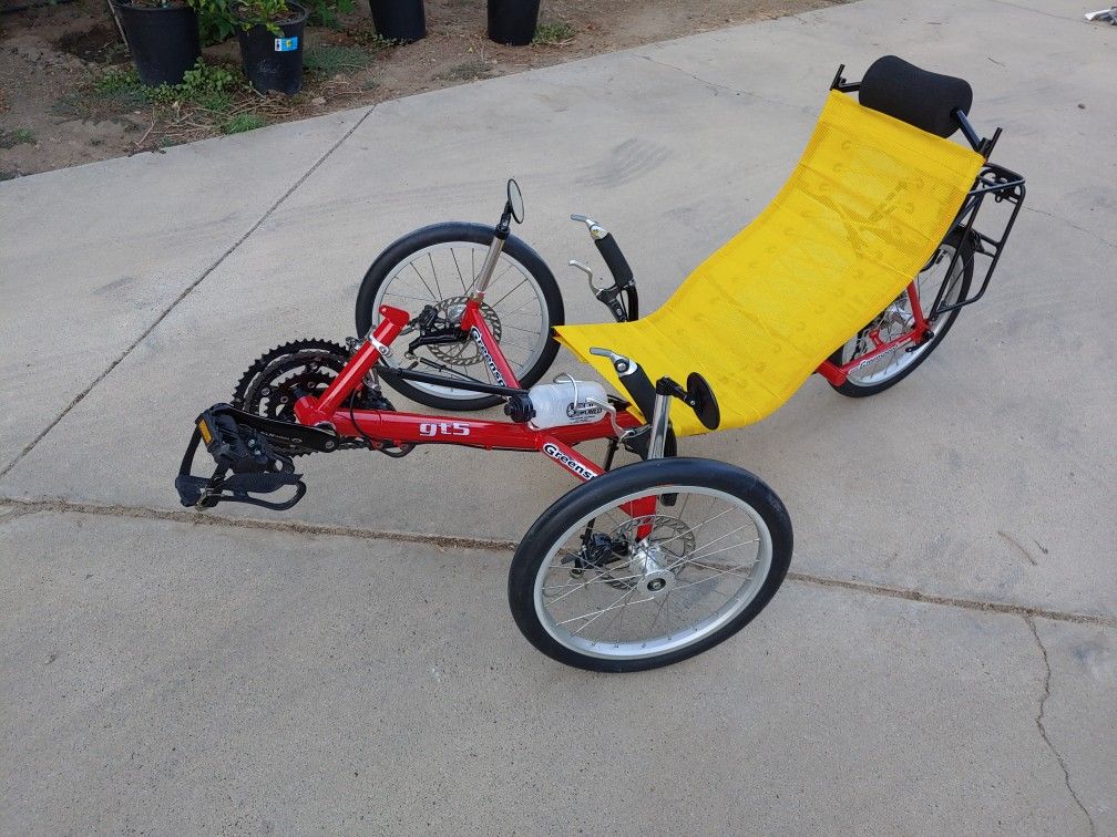 Adult Tricycle recumbent. Greenspeed GT5.Like new