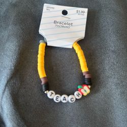 New Hobby Lobby 7 Inch Teach Teacher Pencil Apple Bracelet 