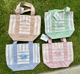 Full Set of Mini Striped Totes