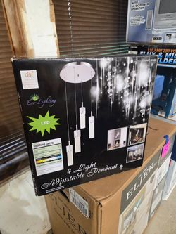 DSI 4 Adjustable Glass Pendant LED Light Fixture