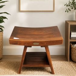 Decoteak Shower Bench Stool 