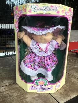 New In Unopened Box - 1992 Limited 10th Anniversary Edition Cabbage Patch Kids “Zora Mae”
