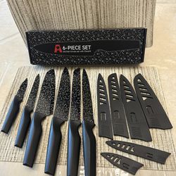 Kitchen Knives Set 6 