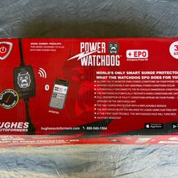30 Amp Hughes Autoformer Power Watchdog Bluetooth Portable Surge Protector