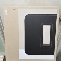 Sonos Sub 4 Wireless Subwoofer Black ( Brand New )