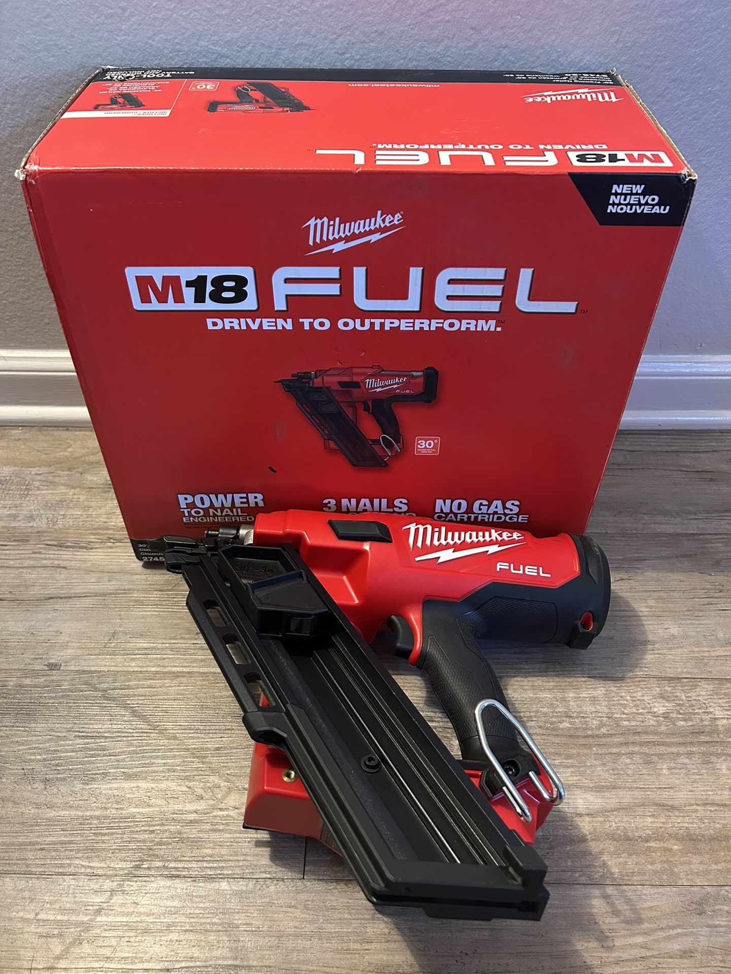 Milwaukee M18 FUEL 3-1/2 in. 18-Volt 30-Degree Lithium-Ion Brushless Cordless Framing Nailer (Tool-Only)