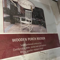 Wilson & Fisher Wooden Porch Rocking Chairs 