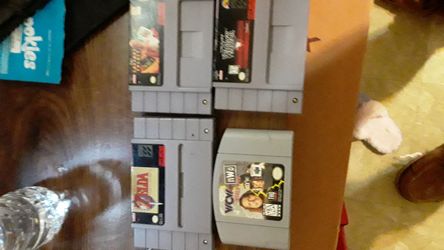 Super Nintendo and 1 n64 game