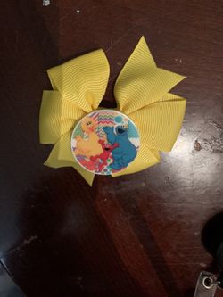 Sesame Street character hair bow