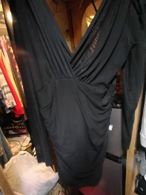Large  N Sexy Black Dress