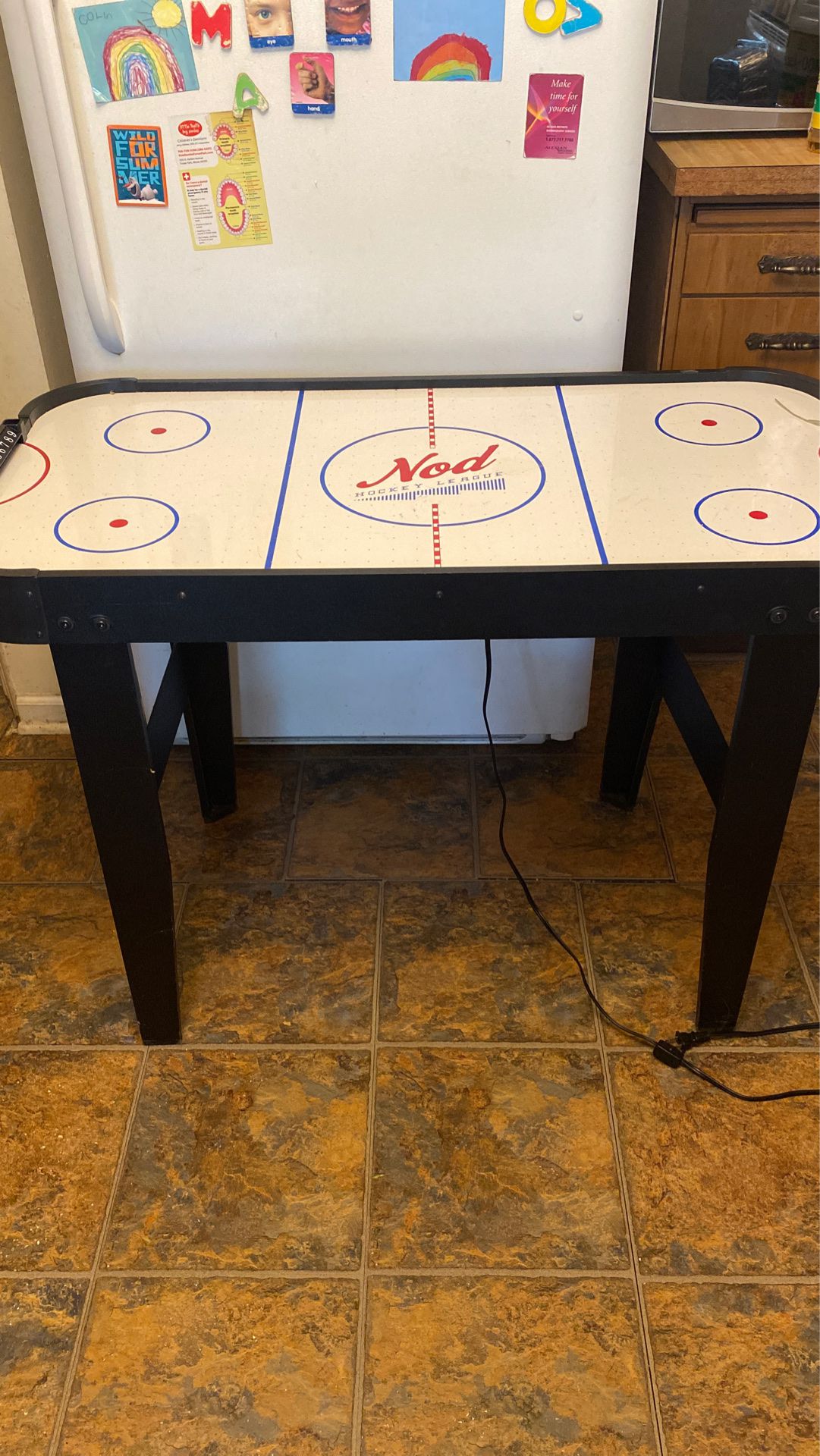 Land of nod air hockey table for kids