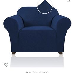 Navy Stretch Chair Cover
