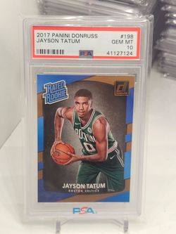 Jayson tatum rated rookie psa 10 Boston celtics