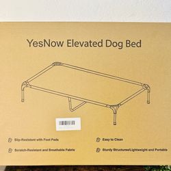 Cooling Elevated Dog Bed, Portable Raised Pet Cot with Washable & Breathable Mesh, No-Slip Feet Durable Dog Cots Bed for Indoor & Outdoor Use NEW 