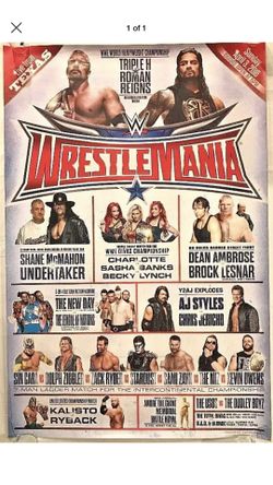 WrestleMania 32 poster, wwe wwf