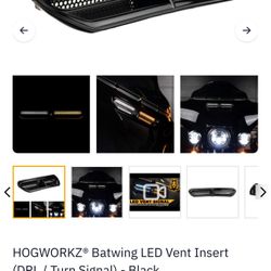 Street Glide “vent Insert Light 