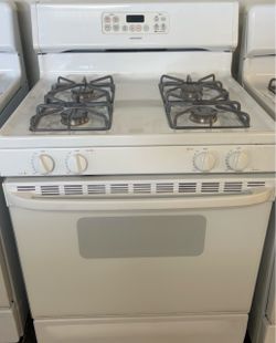 White HotPoint Gas Range