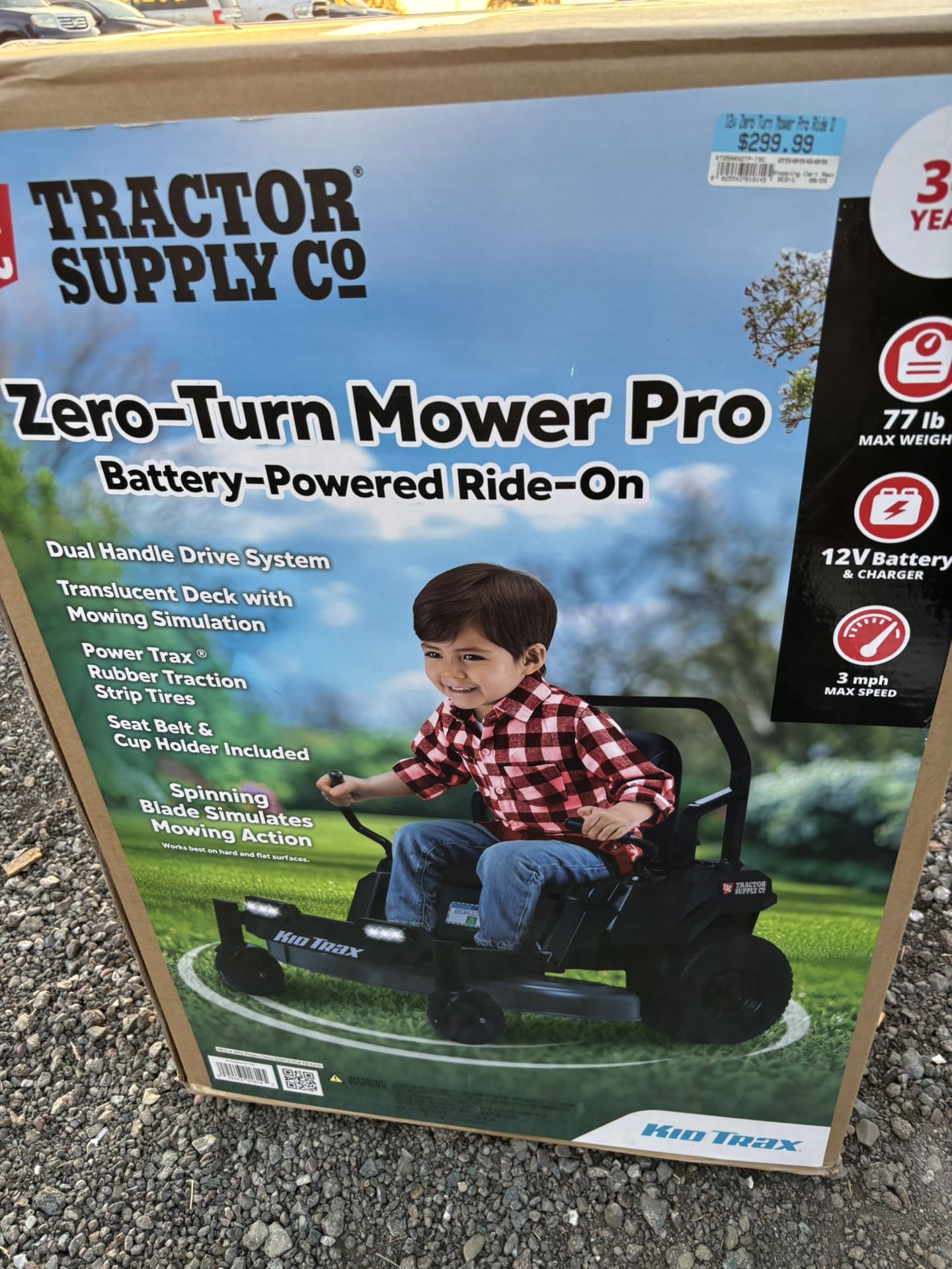Power Wheel Lawn Mower Tractor Supply Kids