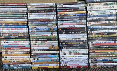 150+ DVDs Mainstream Titles Foreign Made Excellent Condition