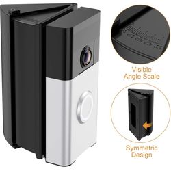 NANW Adjustable 30 to 55 Degree Doorbell Angle Mount Compatible with Video Doorbell 1/2/3/4/Wired/Pro 2020 