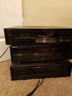 Kenwood 3 piece stereo unit