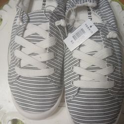 Torrid Blue & White Sneakers, Size 8.5