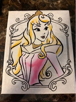 Official Disney Aurora Painting